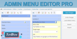 Admin Menu Editor Pro 2.16 (latest)